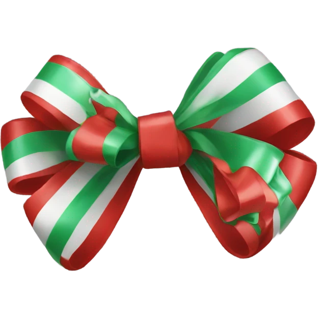 Christmas gift bow emoji