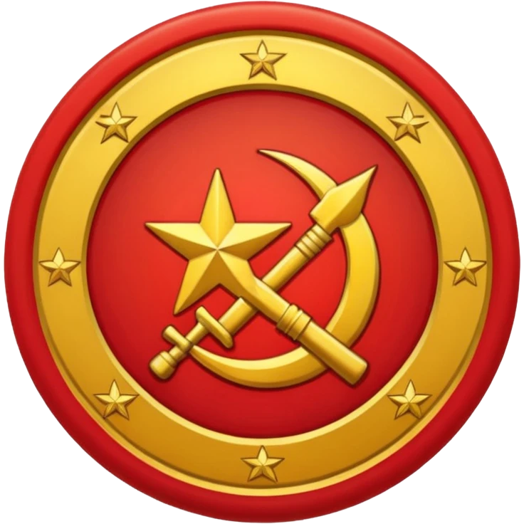 china  communist party logo without star emoji