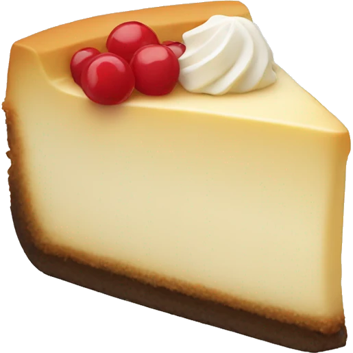 Cheesecake emoji