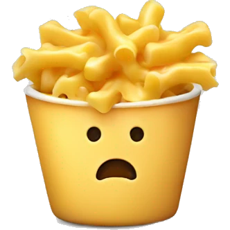 Mac and cheese emoji