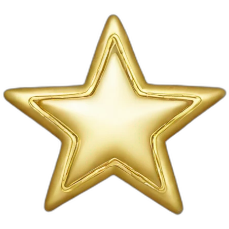 gold star christmas emoji