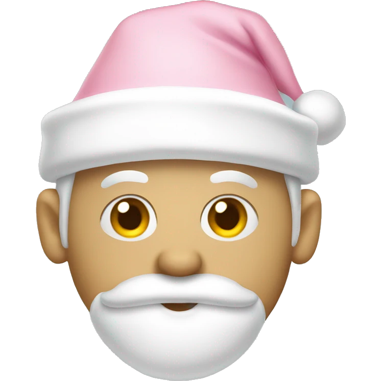 Light pink Santa hat  emoji
