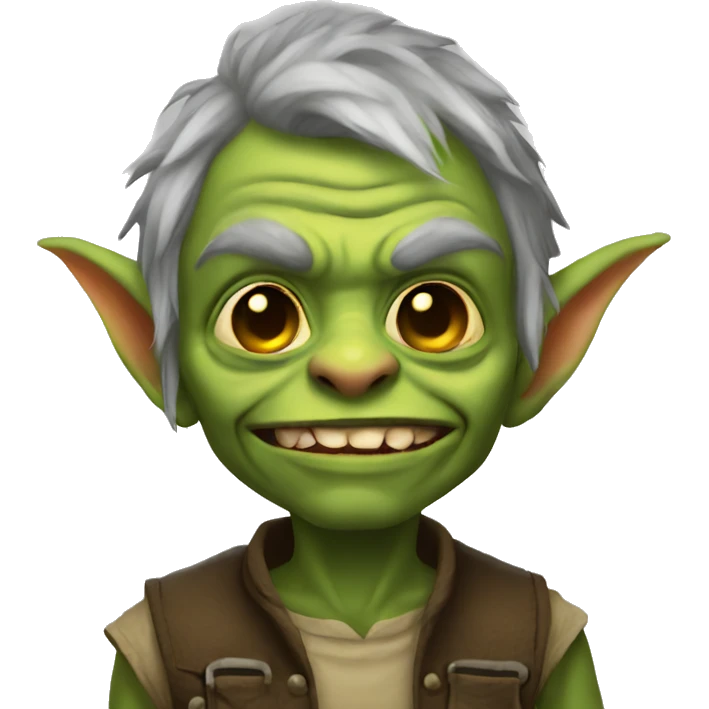 goblin with gremlin emoji