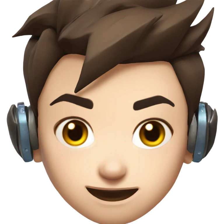 Tracer overwatch face emoji