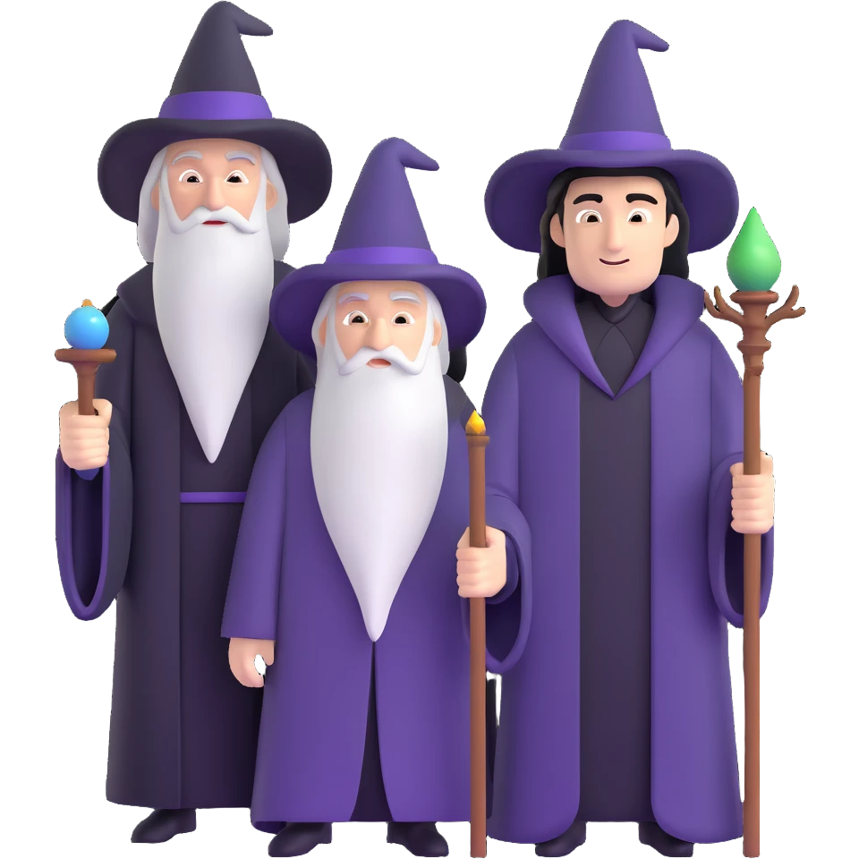 Albus Dumbledore and Severus Snape from Harry Potter emoji