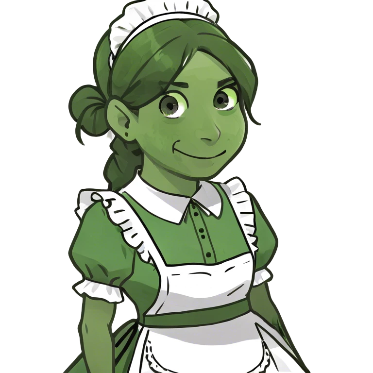 Lionel Messi wearing maid dress emoji