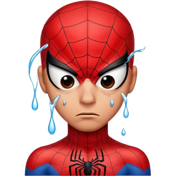 spiderman sad emoji