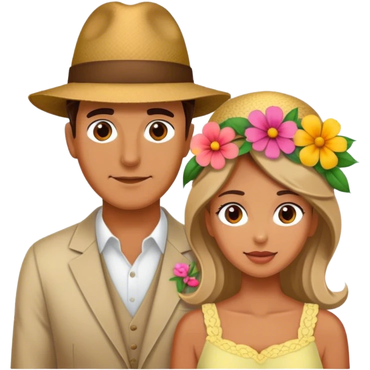 Boyfriend and girlfriend  emoji