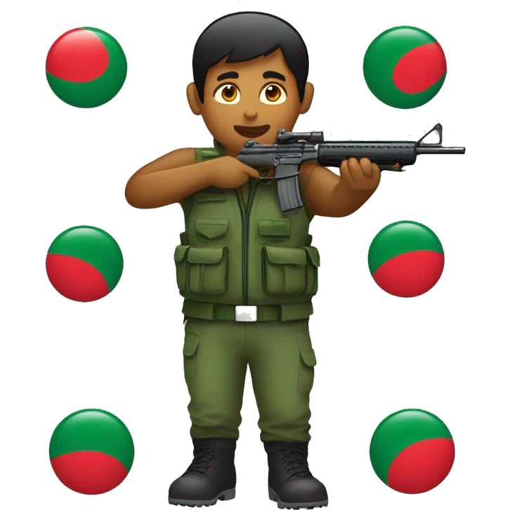 Bangladesh shooting sport Federation logo to emoji emoji