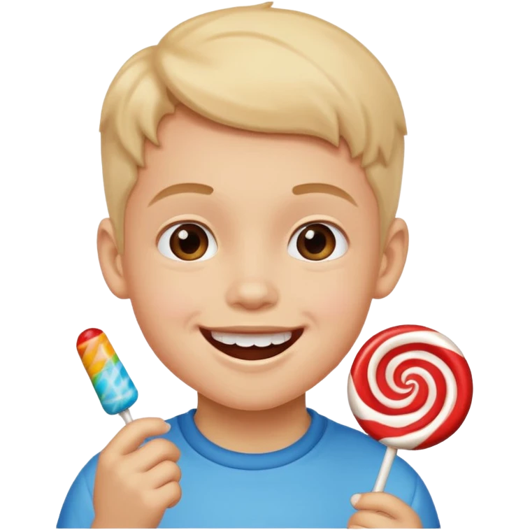 kid eating candy emoji