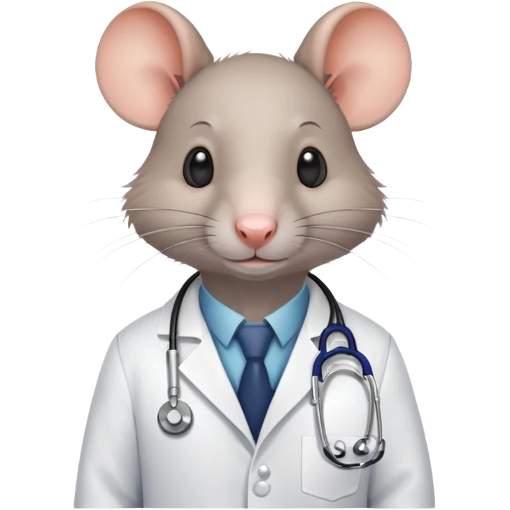 Doctor rat emoji