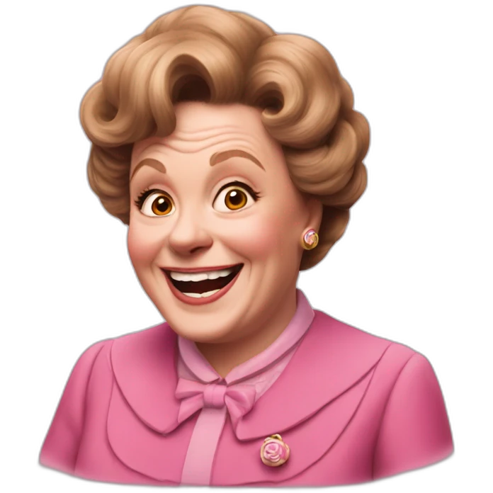 Dolores umbridge laugh emoji