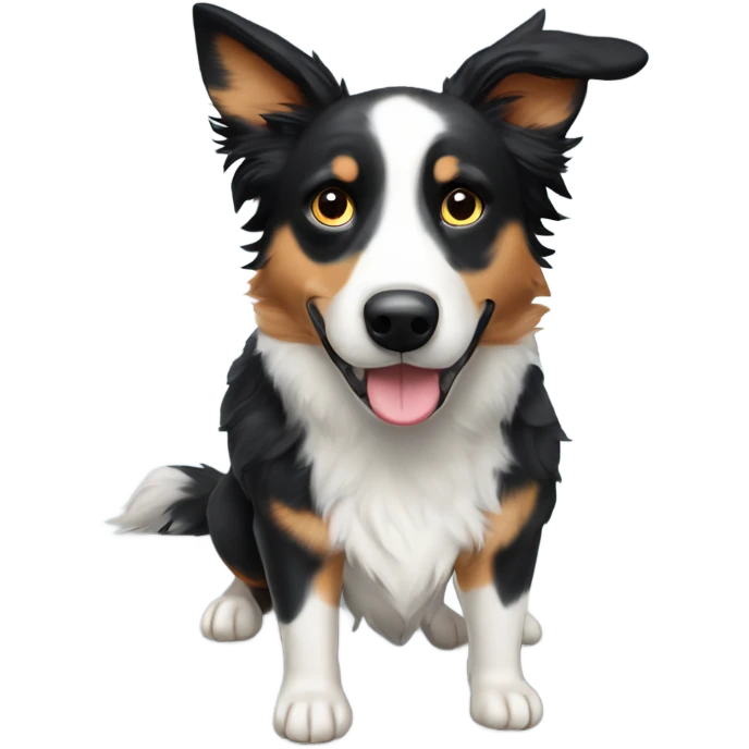 Australian cattle dog border collie mix emoji