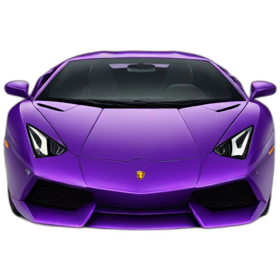 purple lamborghini emoji