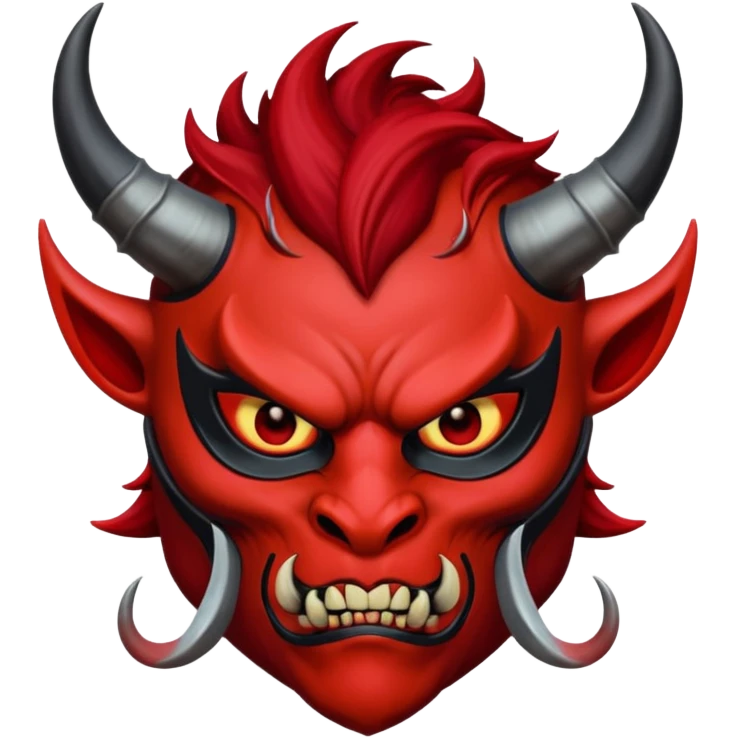 Démon masqué emoji