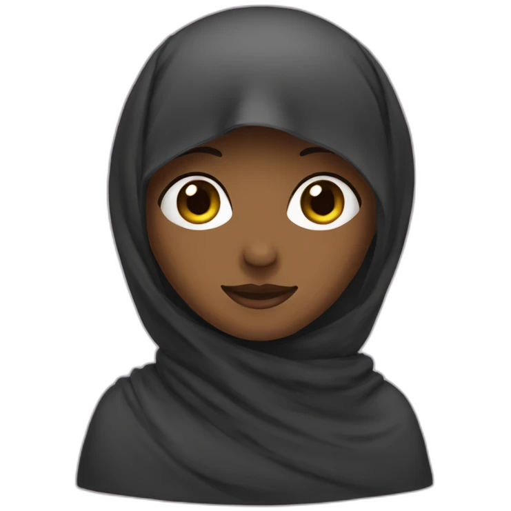 niqabis emoji