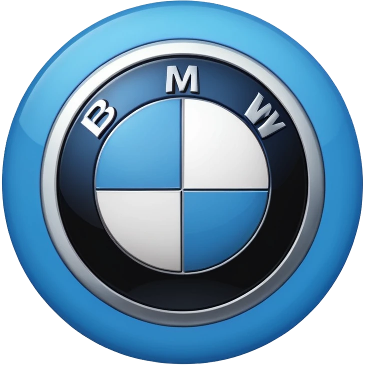 Create BMW logo Emoji emoji