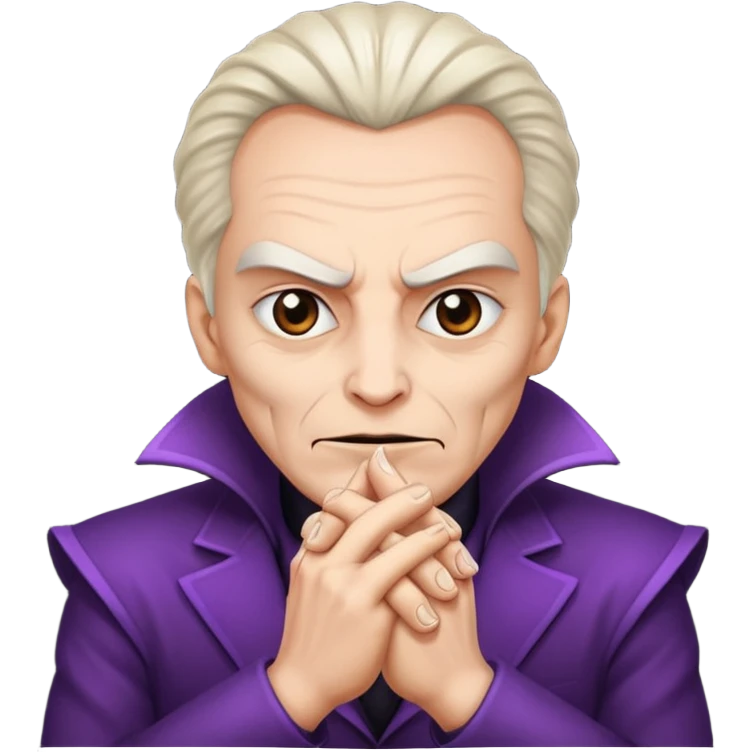 Evil villian rubbing his hands together  emoji