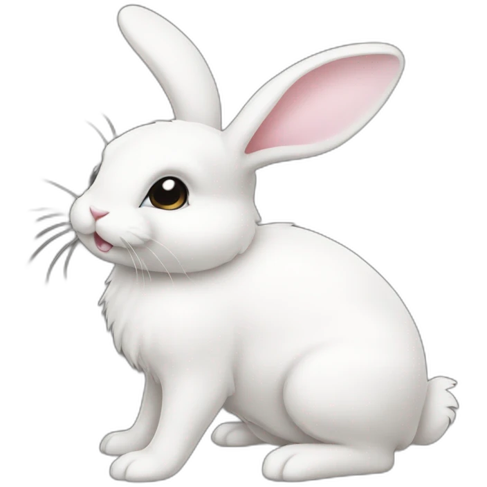 white Bunnie emoji