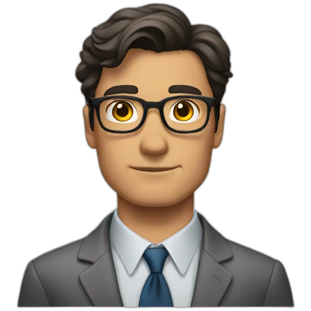 clark kent without tie emoji