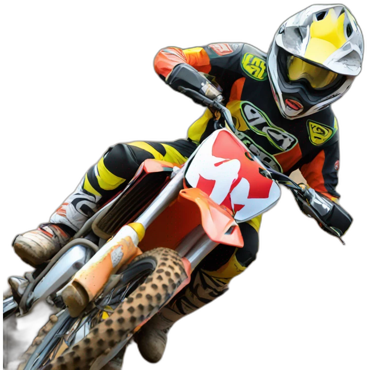 Motocross emoji