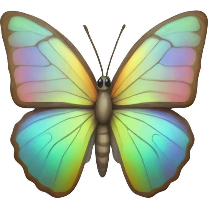 Iridescent butterfly emoji
