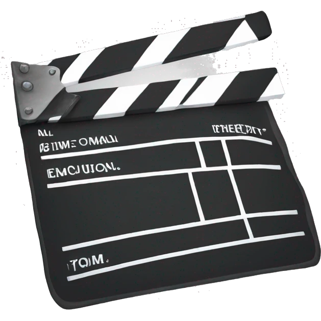 clapperboard emoji