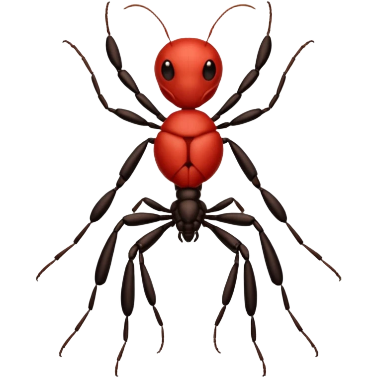 Mix of ant and human emoji