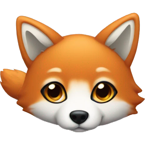 sweetiefox on bed emoji