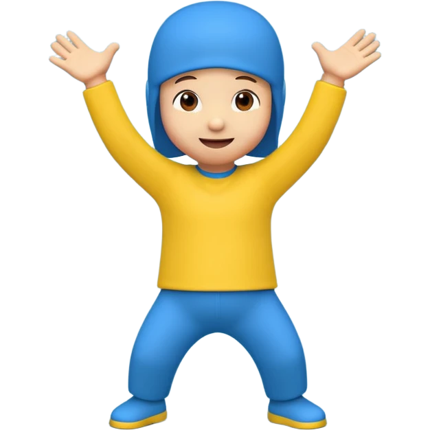 Pocoyo bailando emoji
