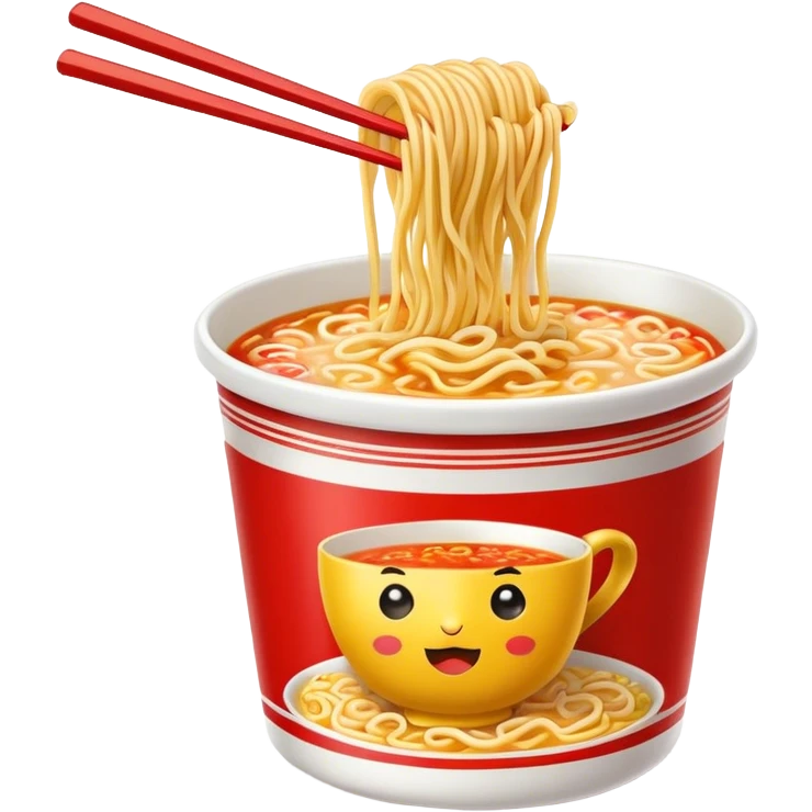 Cup noodle emoji