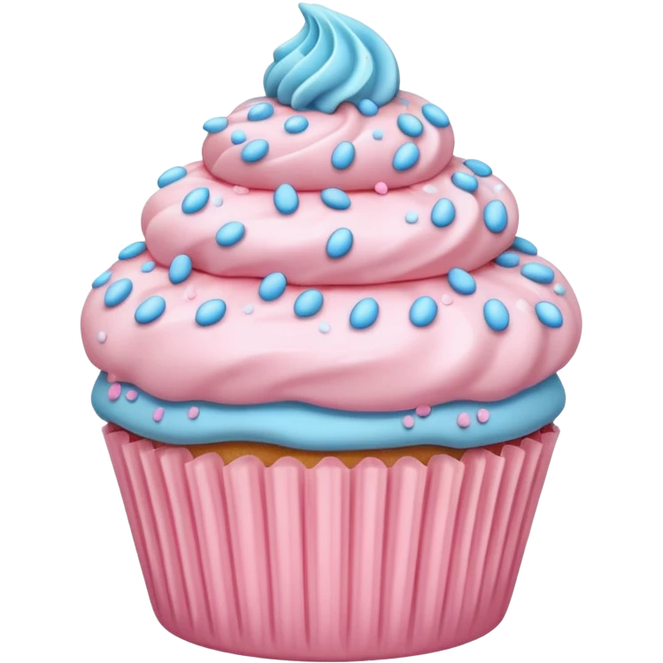 light pink and blue food emoji