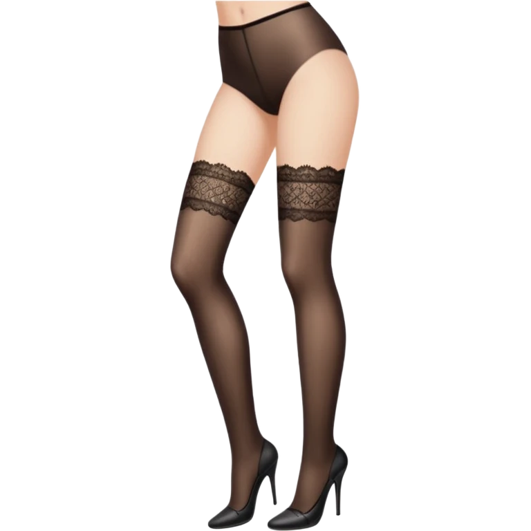 Nude Lacey thigh high emoji
