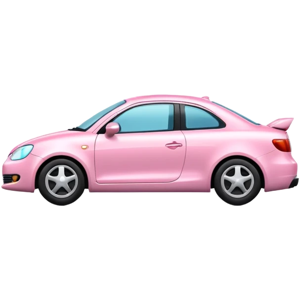 light pink car emoji