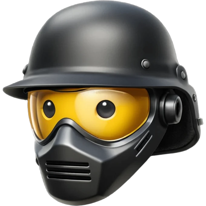 Üstünde (PUBG)yazan bir kask yap emoji