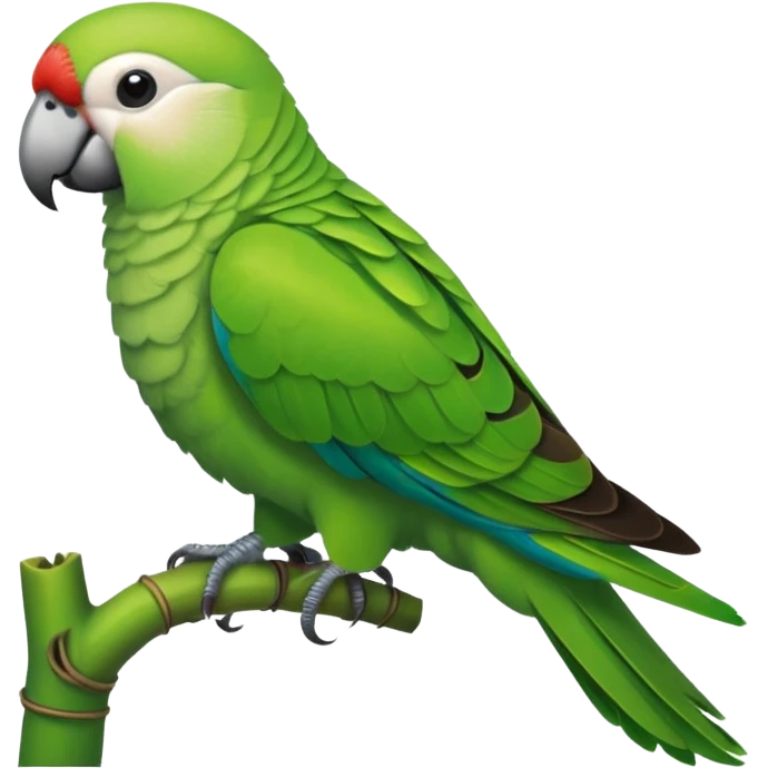 Green Quaker Parrot emoji