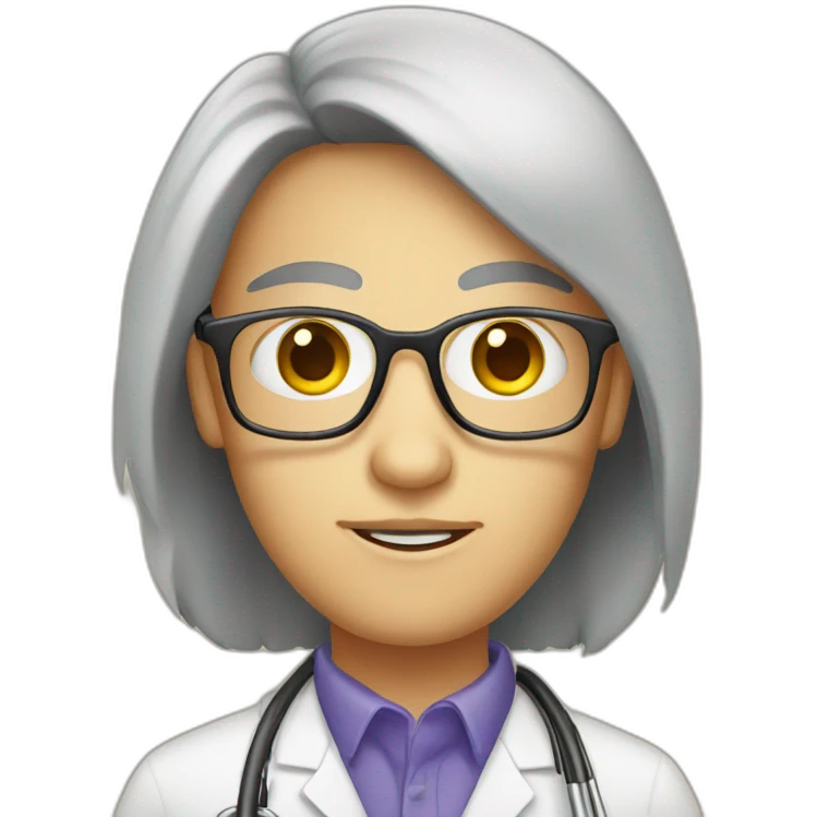 An optician with a strabismus emoji