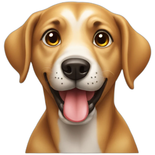 Dog who drink coca emoji