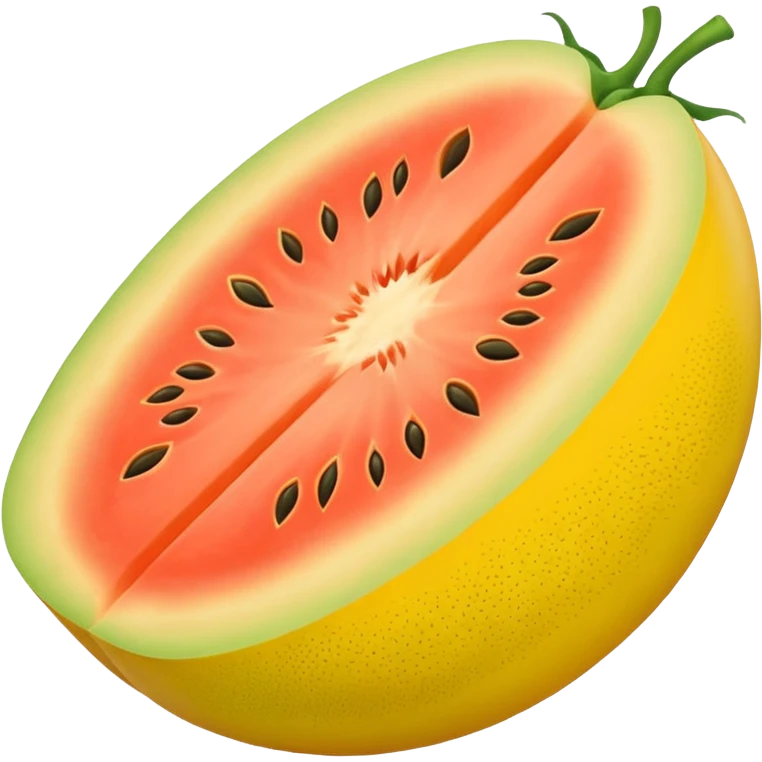 yellow melon emoji