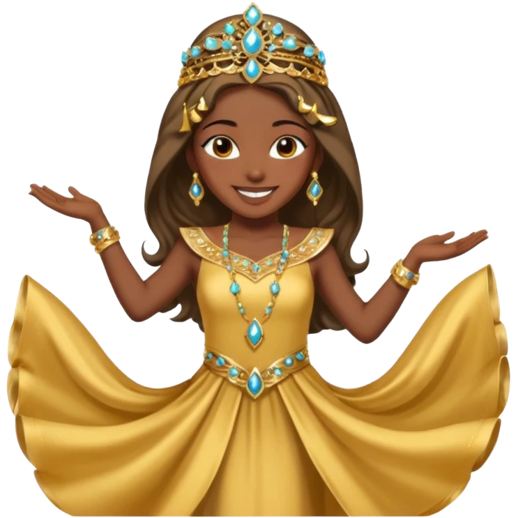 Arabic dancer girl emoji