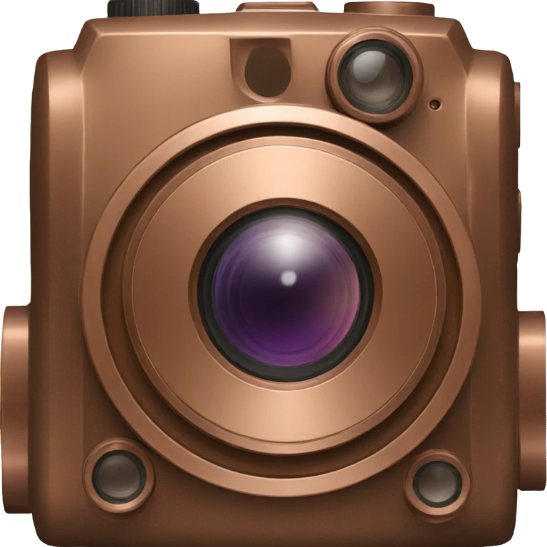 bronze camera emoji