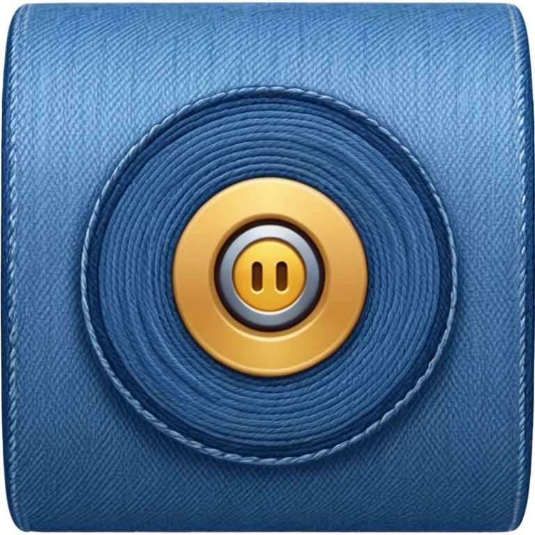 blue roll of fabric with pattern, smart fabric, high-tech textile emoji