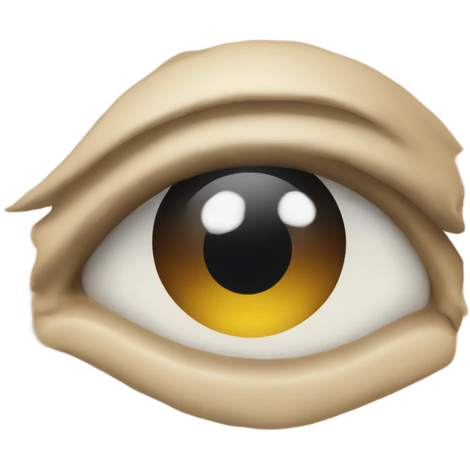 eye looking to the side without moving the hwad emoji