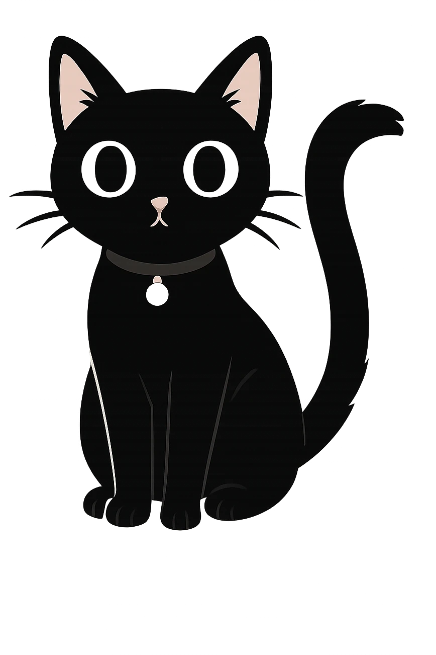 Remove the background and any text from this goth banner, keep it cute, expressive, minimal, in the style of imagen-4-fast-KaUtLiSA10F, with a transparent background. emoji