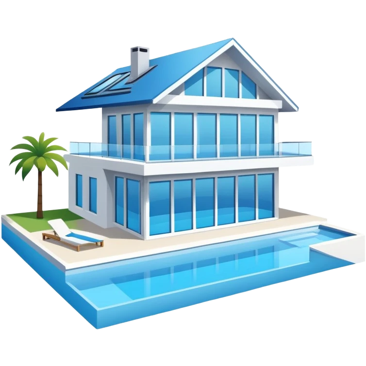 Haus mit Pool emoji