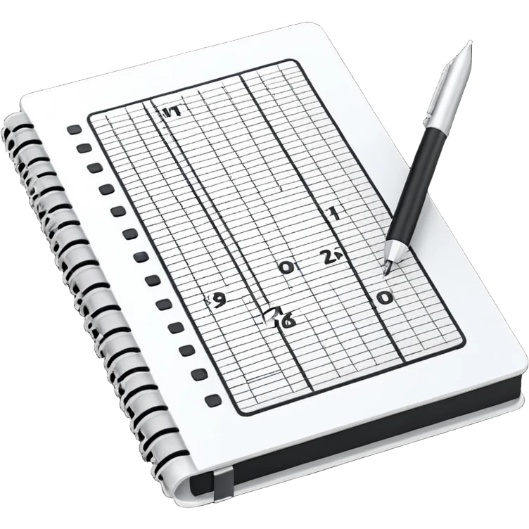 open notebook with binary code 0 and 1 emoji