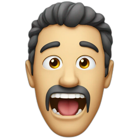 jaw - mewing emoji