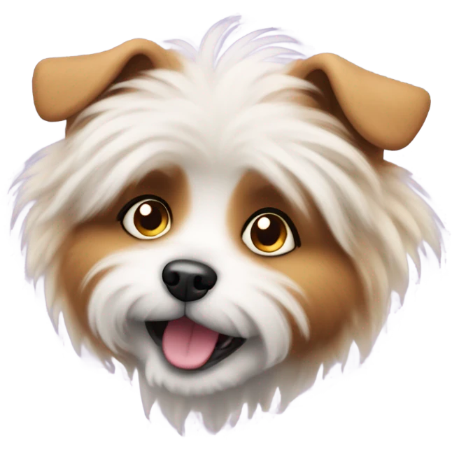 Cute dog emoji
