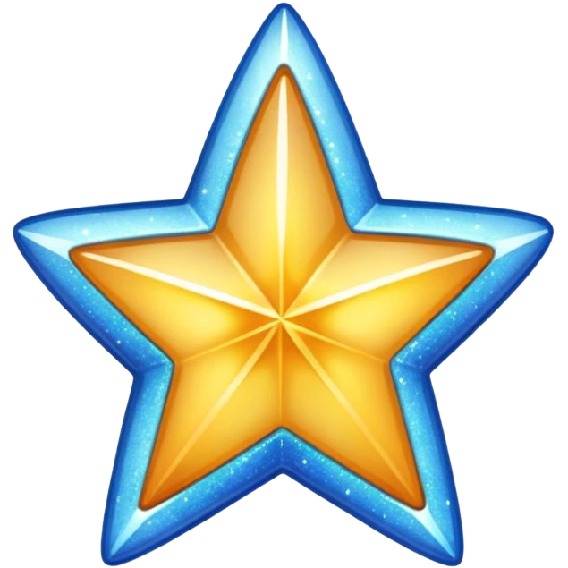 Sparkly star emoji