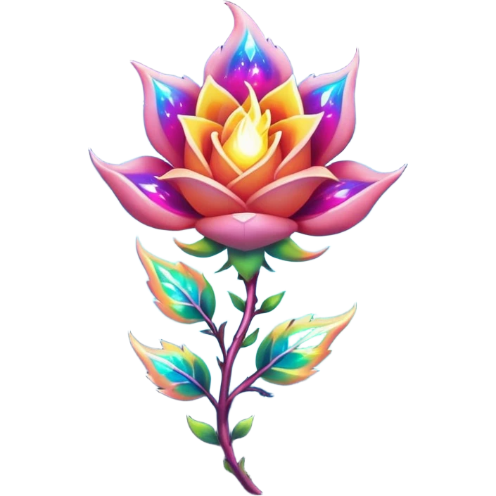 Elemental Forty Fiery Sparky Fierce Colorful Gradient Sparkly Nebular Starry Flaming Viney Rosey Rosy Vinal Dusky Aurorus-Amaura-Auroras-Pokémon-Fakémon-creature emoji